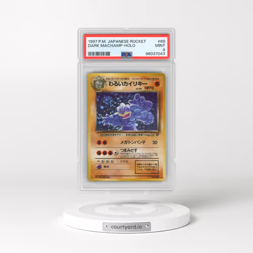 1997 Pokémon Rocket #68 Dark Machamp - Holo (PSA 9 MINT)