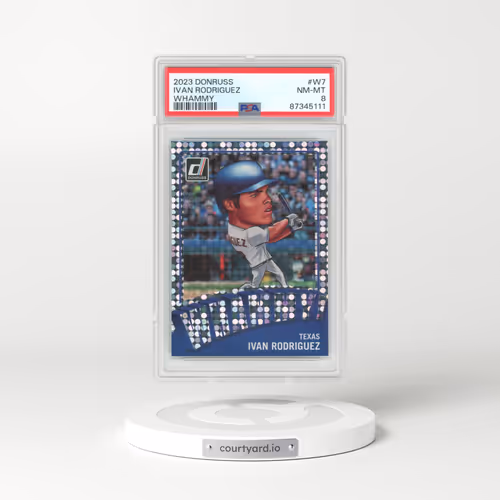 2023 Panini Donruss Whammy #W7 Ivan Rodriguez (PSA 8 NM-MT)