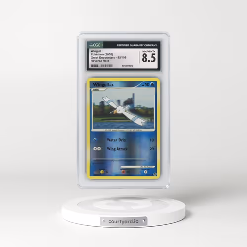 2008 Great Encounters #95/106 Wingull - Reverse Holo (CGC 8.5 NM-MT+)