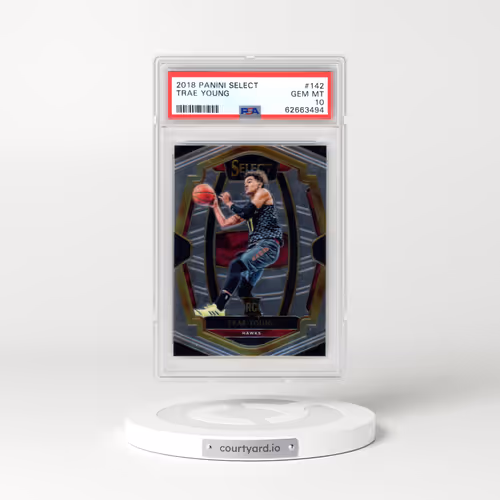 2018 Panini Select #142 Trae Young (PSA 10 GEM MINT)