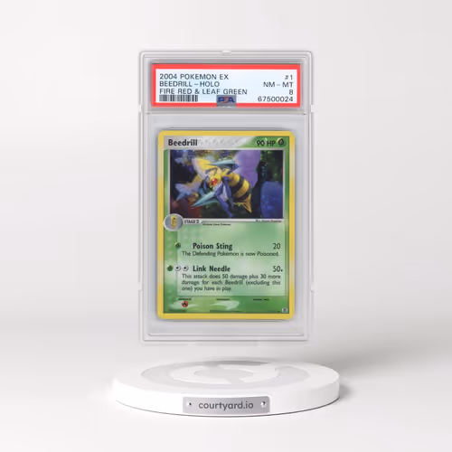 2004 Pokémon EX Fire Red & Leaf Green #1 Beedrill - Holo (PSA 8 NM-MT)