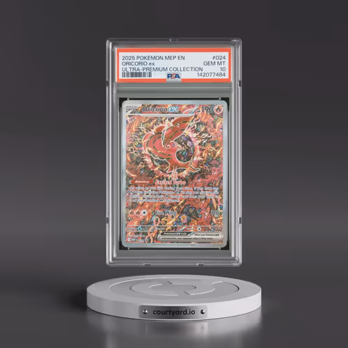 2025 Pokémon Mep EN-Me Black Star Promo #024 Oricorio EX - Holo Mega Charizard X EX Ultra-Premium Co