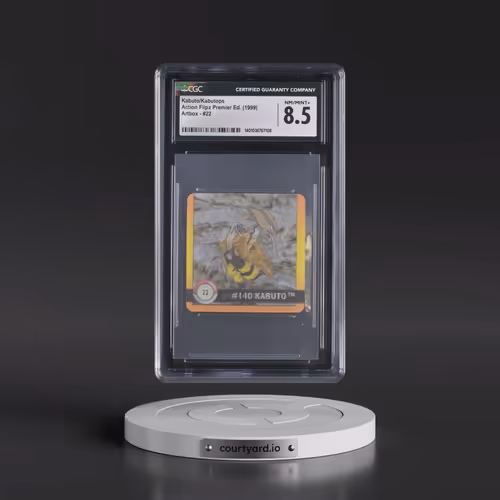 1999 Action Flipz Premier Edition (Artbox) - English #22 Kabuto/Kabutops (CGC 8.5 NM-MT+)