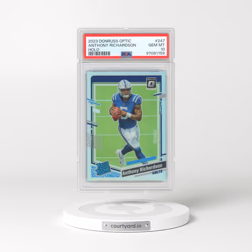 2023 Panini Donruss Optic #247 Anthony Richardson - Holo (PSA 10 GEM MINT)