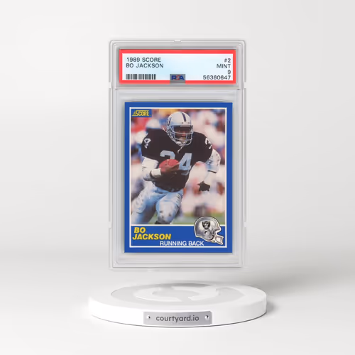1989 Score #2 Bo Jackson (PSA 9 MINT)