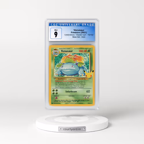 2021 Celebrations #15 Venusaur - Holo (CGC 9 MINT)
