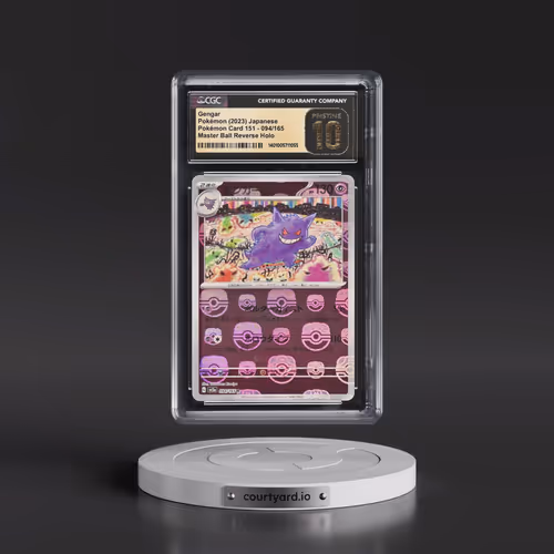 2023 Pokémon Card 151 #094/165 Gengar - Reverse Holo Master Ball (CGC 10 PRISTINE)