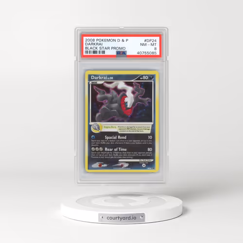 2008 Pokémon Diamond & Pearl Black Star Promo #DP24 Darkrai (PSA 8 NM-MT)