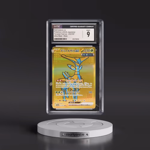 2024 Pokémon Sv8a-Terastal Fest EX #233 Iron Leaves EX - Holo Ultra Rare (CGC 9 MINT)