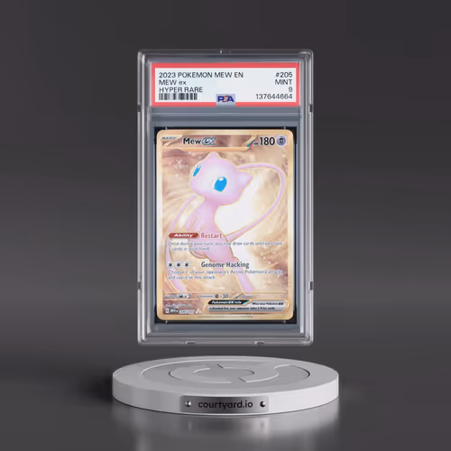 2023 Pokémon Mew EN-151 #205 Mew EX - Holo Hyper Rare (PSA 9 MINT)