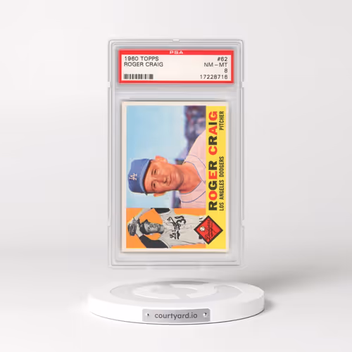 1960 Topps #62 Roger Craig (PSA 8 NM-MT)