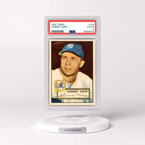 1952 Topps #214 Johnny Hopp (PSA 4 VG-EX)