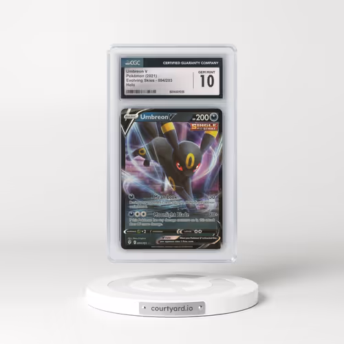 2021 Evolving Skies #094/203 Umbreon V - Holo (CGC 10 GEM MINT)