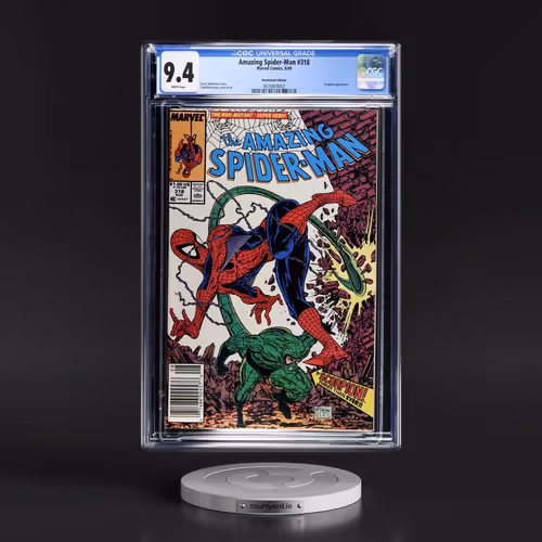 Amazing Spider-Man #318 CGC 9.4 White Pages (Marvel Comics, 8/89) - Newsstand Edition Universal
