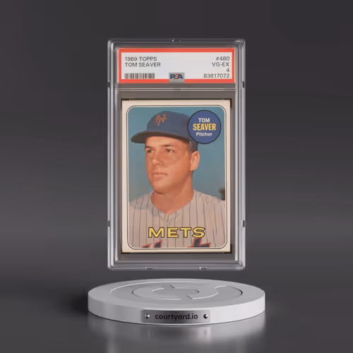 1969 Topps #480 Tom Seaver (PSA 4 VG-EX)