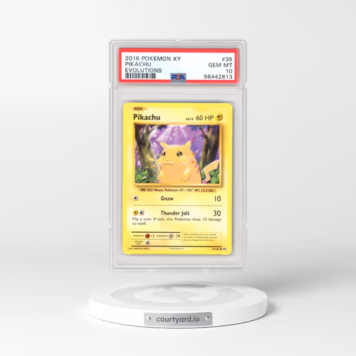2016 Pokémon XY Evolutions #35 Pikachu (PSA 10 GEM MINT)
