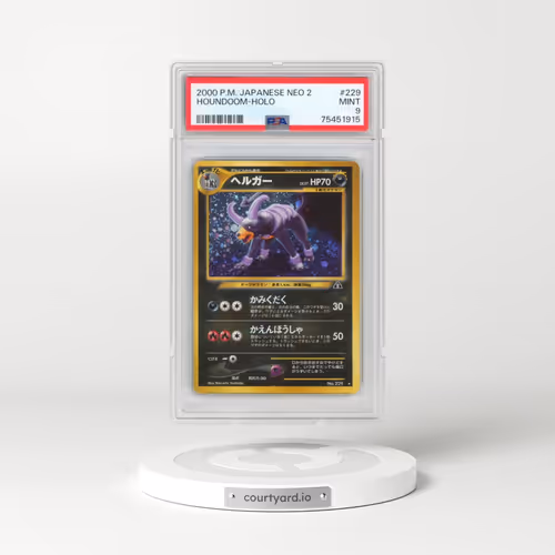 2000 Pokémon Neo 2 #229 Houndoom - Holo (PSA 9 MINT)