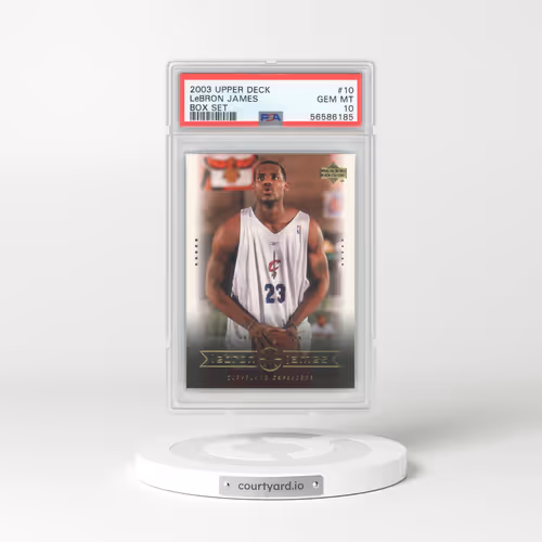2003 Upper Deck Lebron James Box Set #10 LeBron James (PSA 10 GEM MINT)