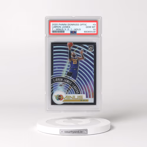 2020 Panini Donruss Optic T-Minus 3...2...1 #9 LeBron James - Holo (PSA 10 GEM MINT)