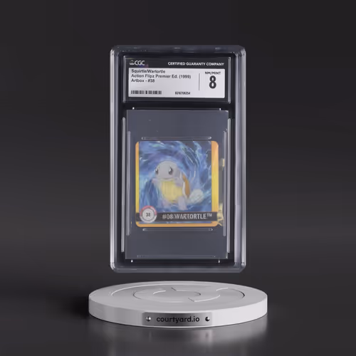 1999 Action Flipz Premier Edition (Artbox) - English #38 Squirtle/Wartortle (CGC 8 NM-MT)