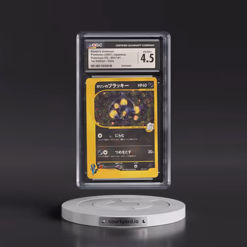 2001 Pokémon VS #091/141 Karen's Umbreon - 1st Edition Holo (CGC 4.5 VG-EX+)