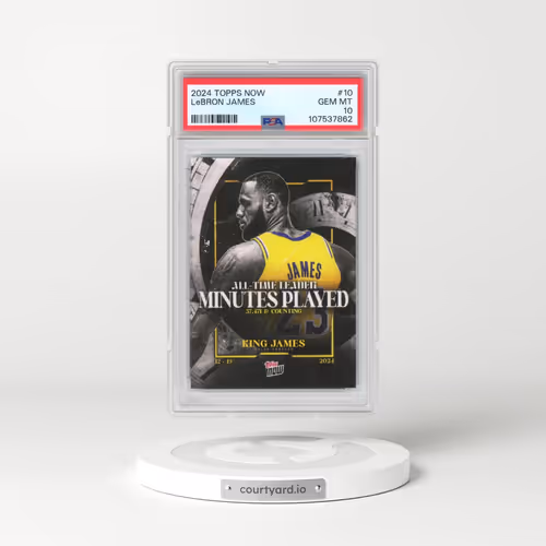 2024 Topps Now #10 LeBron James (PSA 10 GEM MINT)