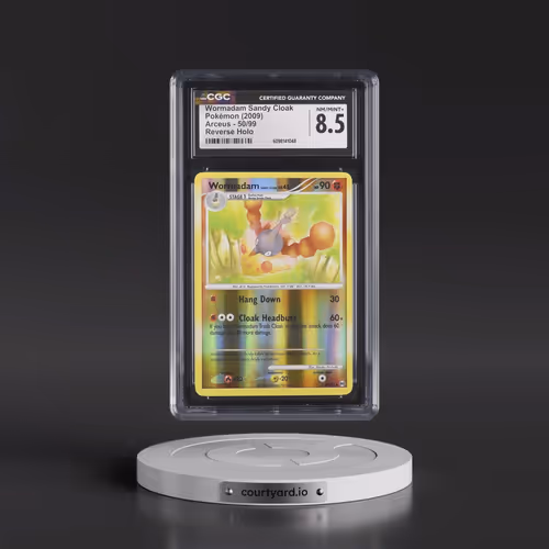 2009 Arceus #50/99 Wormadam Sandy Cloak - Reverse Holo (CGC 8.5 NM-MT+)