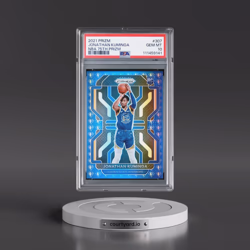 2021 Panini Prizm #307 Jonathan Kuminga - NBA 75th Prizm (PSA 10 GEM MINT)