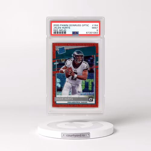 2020 Panini Donruss Optic #164 Jalen Hurts - Red Mojo (PSA 9 MINT)