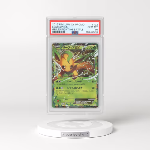 2015 Pokémon XY Promo #192 Leafeon EX - Holo Grass/Fighting Battle (PSA 10 GEM MINT)