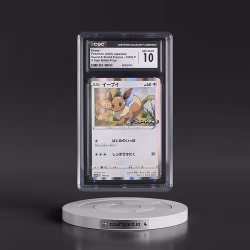 2019 Sword & Shield Promos #100/S-P Eevee - V Start Battle Prize (Holo) (CGC 10 GEM MINT)