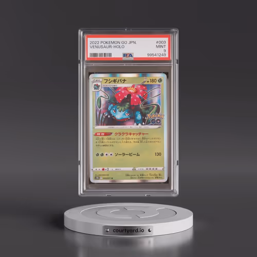 2022 Pokémon Go #003 Venusaur - Holo (PSA 9 MINT)
