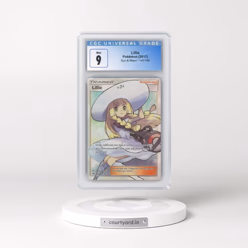 2017 Sun & Moon #147/149 Lillie - Ultra Rare Holo (CGC 9 MINT)
