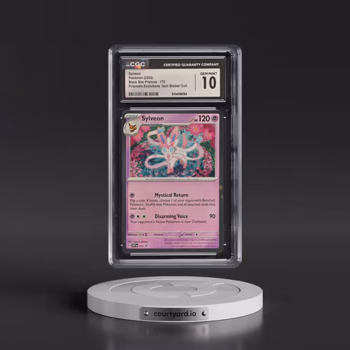 2025 Pokémon Svp EN-SV Black Star Promo #172 Sylveon - Prismatic Evolutions Tech Sticker Collection