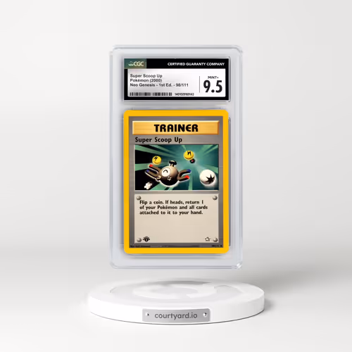 2000 Neo Genesis #98/111 Super Scoop Up - 1st Edition (CGC 9.5 MINT+)