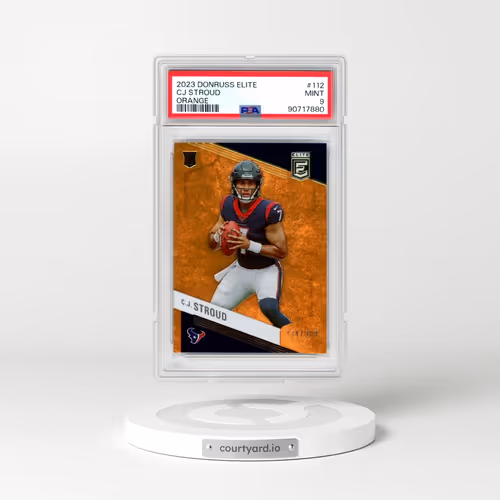 2023 Panini Donruss Elite #112 CJ Stroud - Orange (PSA 9 MINT)