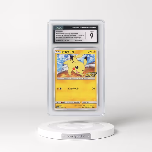 2019 Sword & Shield Promos #125/S-P Pikachu - PikaPika! Pikachu! Campaign (CGC 9 MINT)