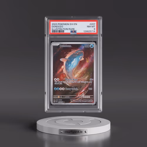 2023 Pokémon Svi EN-Scarlet & Violet #207 Dondozo - Illustration Rare (PSA 8 NM-MT)