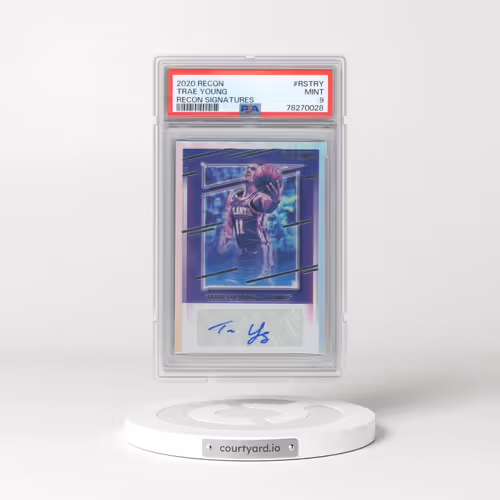 2020 Panini Recon Recon Signatures #RSTRY Trae Young (PSA 9 MINT)
