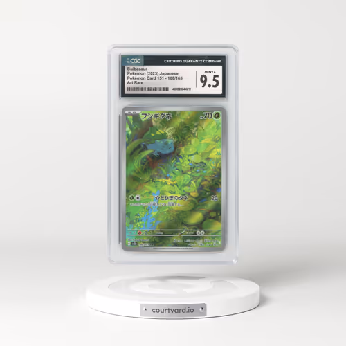 2023 Japanese Pokémon 151 #166 Bulbasaur - Full Art Holo (CGC 9.5 MINT+)