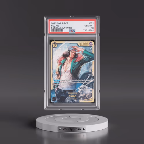 2023 One Piece Paramount War #121 Kuzan (PSA 10 GEM MINT)