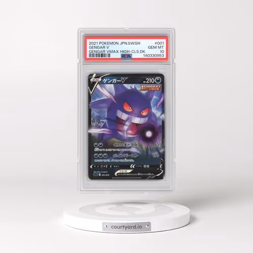 2021 Pokémon Sword & Shield Gengar Vmax High-Class Deck #001 Gengar V - Holo (PSA 10 GEM MINT)