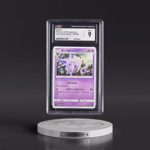 2018 Super-Burst Impact #040/095 Espeon (CGC 9 MINT)