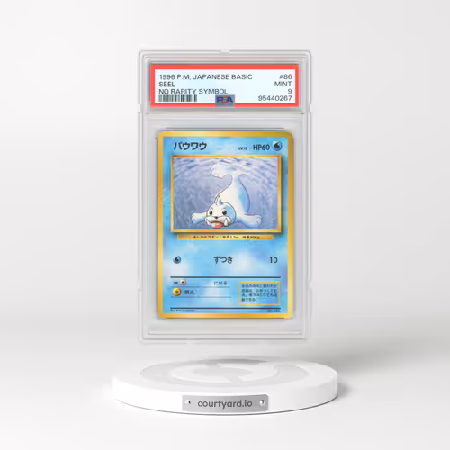 1996 Pokémon Basic #86 Seel - No Rarity Symbol (PSA 9 MINT)