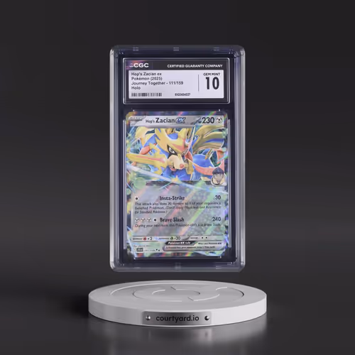 2025 Pokémon Jtg EN-Journey Together #111 Hop's Zacian EX - Holo (CGC 10 GEM MINT)