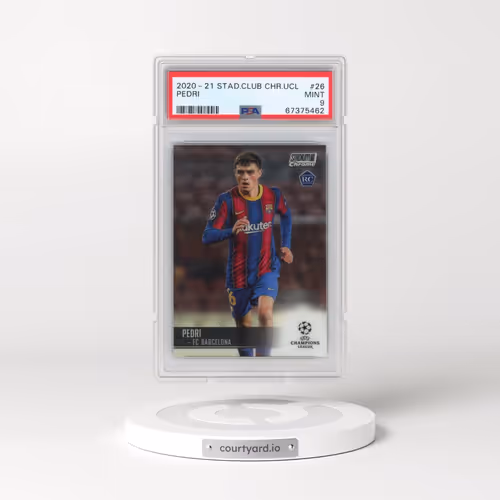 2020 Stadium Club Chrome UEFA Champions League #26 Pedri (PSA 9 MINT)