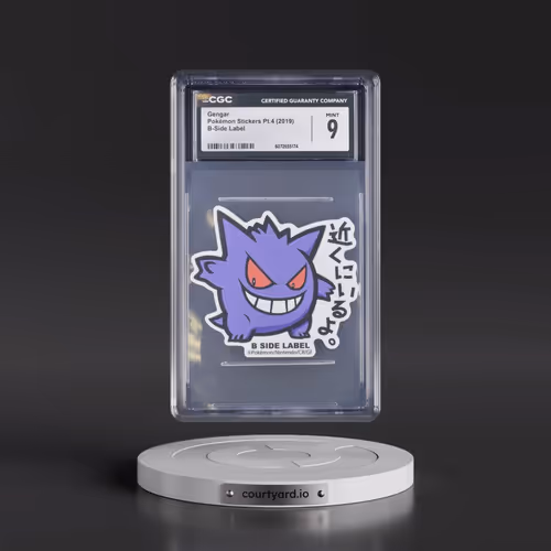 2019 Pokémon Stickers Pt.4 (2019 B-Side Label) - Japanese Gengar (CGC 9 MINT)