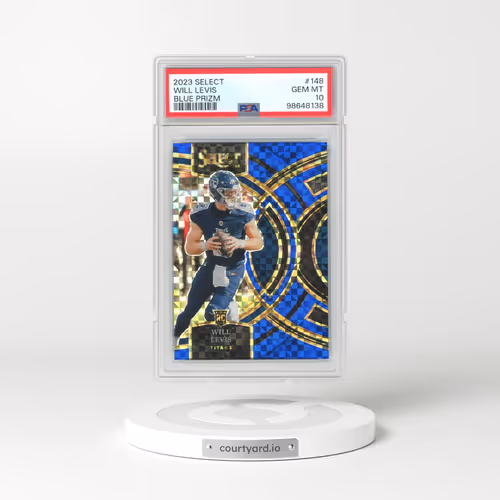 2023 Panini Select #148 Will Levis - Blue Prizm (PSA 10 GEM MINT)