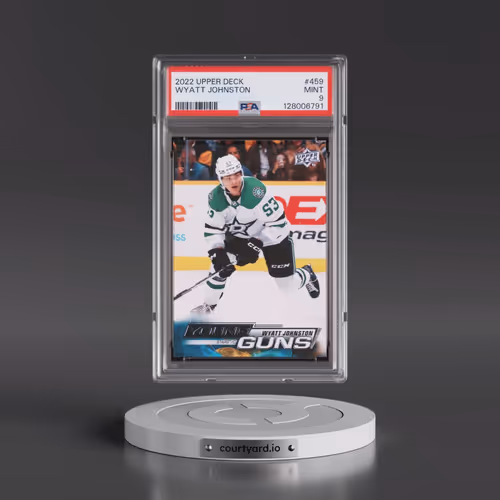 2022 Upper Deck #459 Wyatt Johnston (PSA 9 MINT)