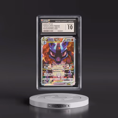 2022 VSTAR Universe #226/172 Lucario VSTAR - Special Art Rare Holo (CGC 10 GEM MINT)